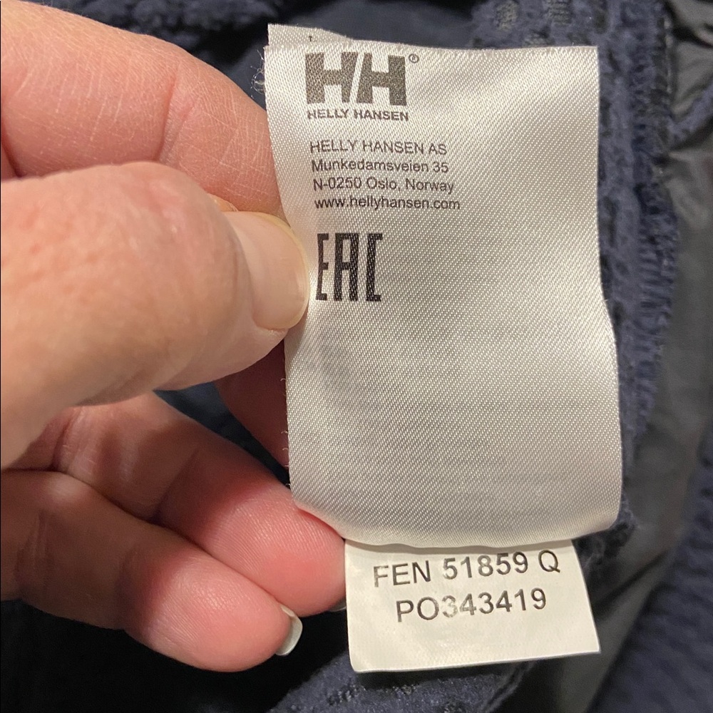 Helly Hansen Womens 1/4 Zip Pullover Fleece Heavyweight Pockets Outdoor Size XS - Picture 11 of 13